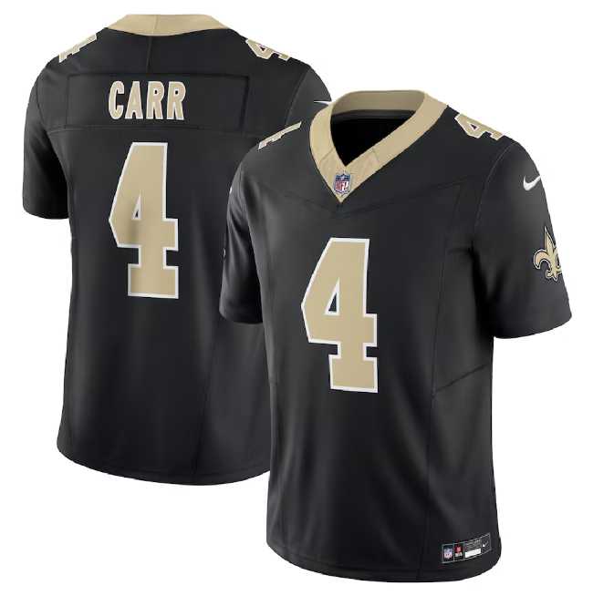 Men & Women & Youth New Orleans Saints #4 Derek Carr Black 2023 F.U.S.E. Vapor Untouchable Limited Stitched Jersey->miami dolphins->NFL Jersey